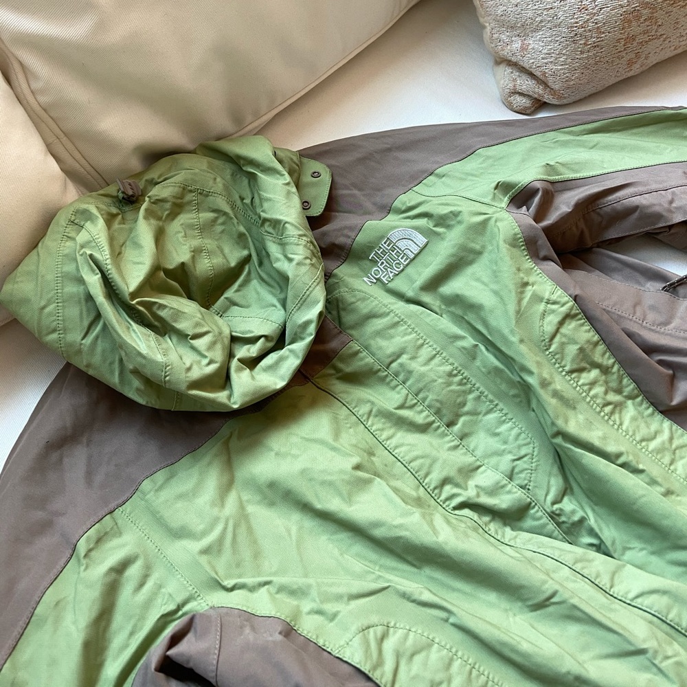 The North Face Green/Tan Ski Jacket